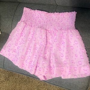 Purple summer shorts